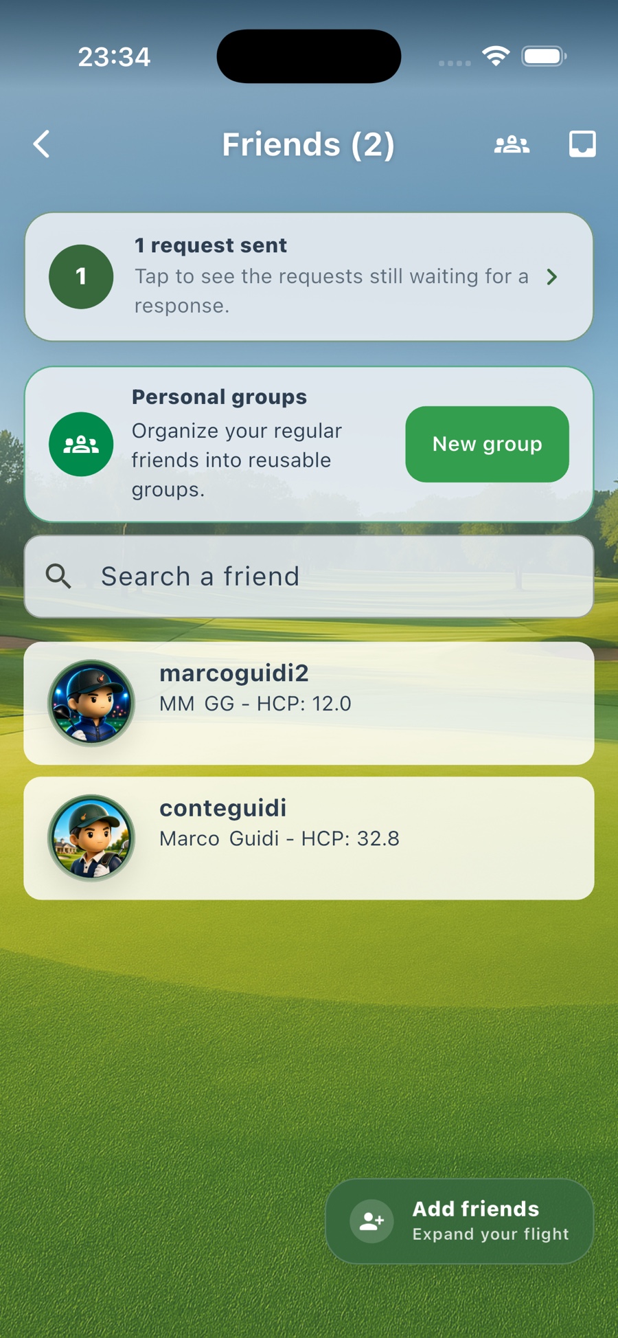 Friends and community preview